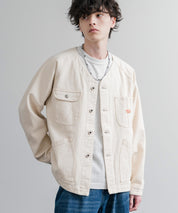 KRIFF MAYER ノーカラーデニムカバーオールワークジャケット 2534002 15611