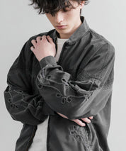 KRIFF MAYER オーバーサイズショート丈ブルゾン ダービージャケット 2534003 15612