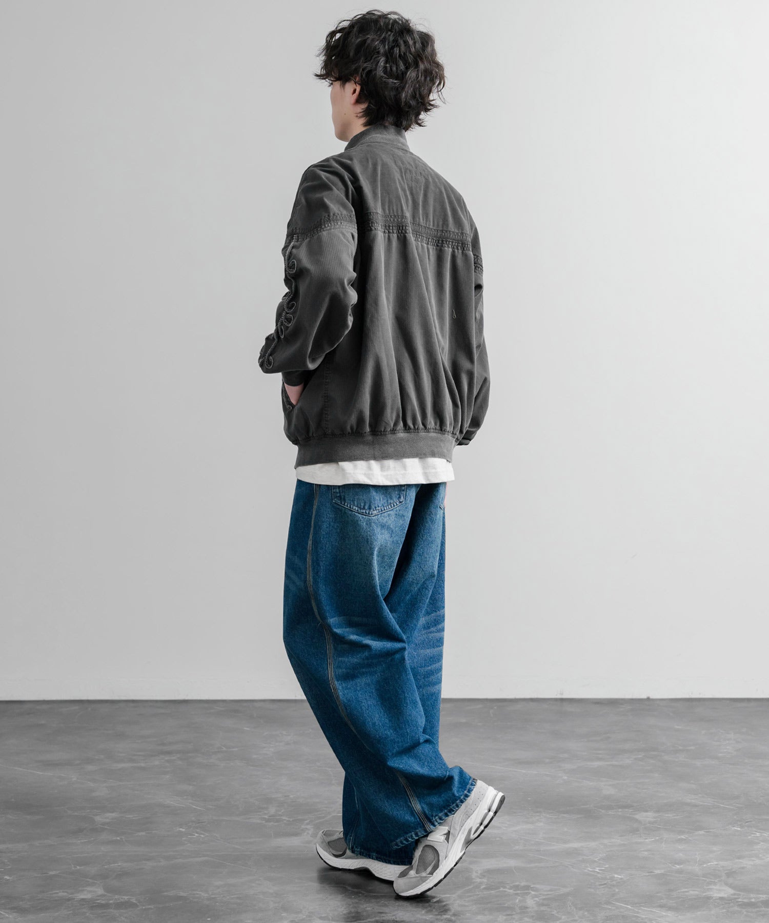 KRIFF MAYER オーバーサイズショート丈ブルゾン ダービージャケット 2534003 15612