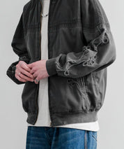 KRIFF MAYER オーバーサイズショート丈ブルゾン ダービージャケット 2534003 15612