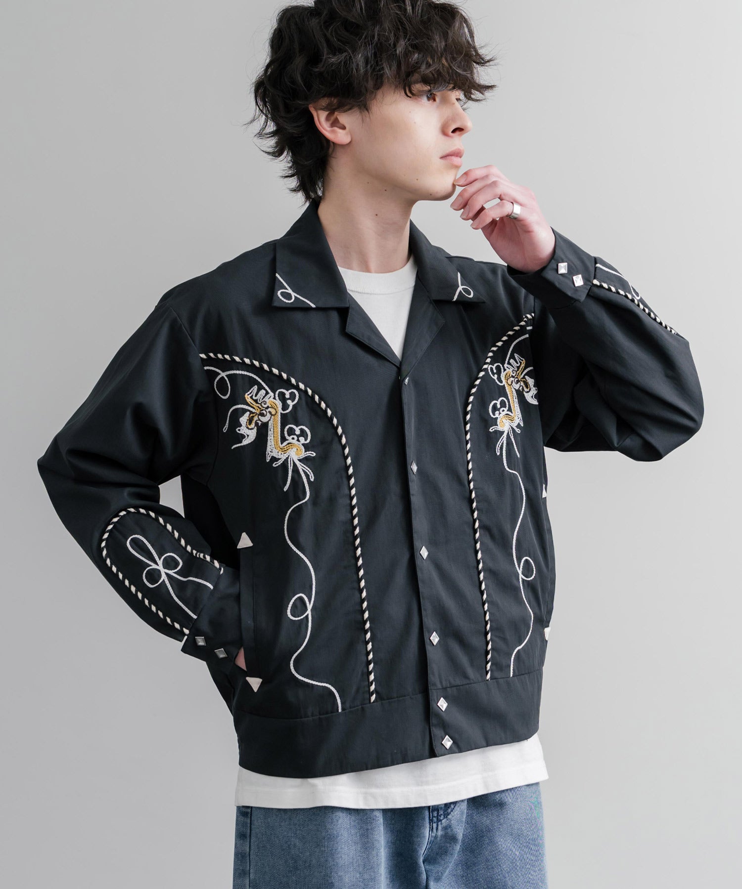 KRIFF MAYER クリフメイヤー スーベニア刺繍ウエスタンジャケット 2535102 15613