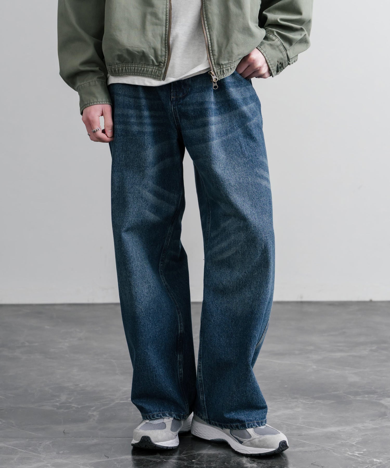 KRIFF MAYER クリフメイヤー ワイドストレートデニムパンツ/ジーパン 2535108 15615