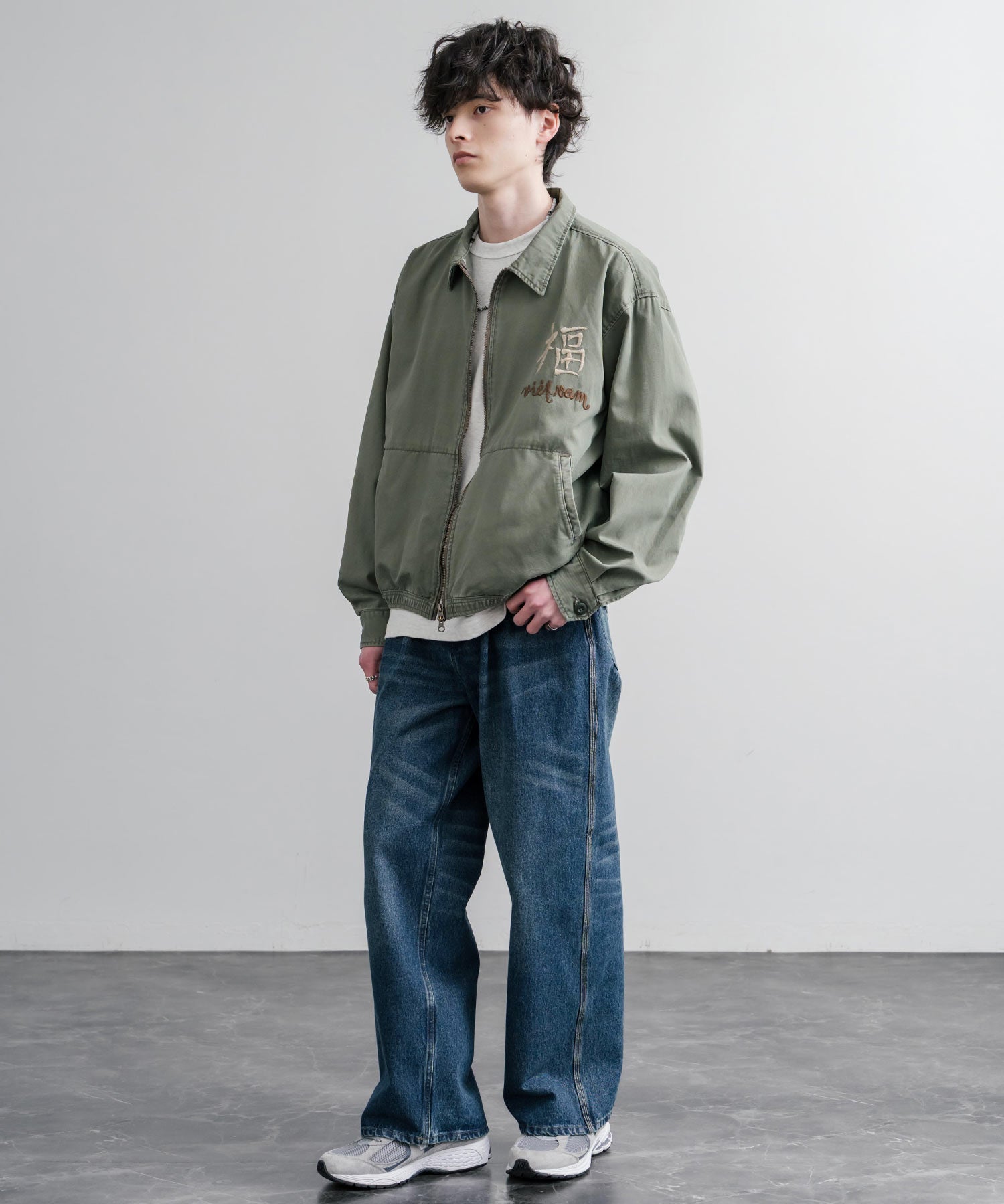 KRIFF MAYER クリフメイヤー ワイドストレートデニムパンツ/ジーパン 2535108 15615