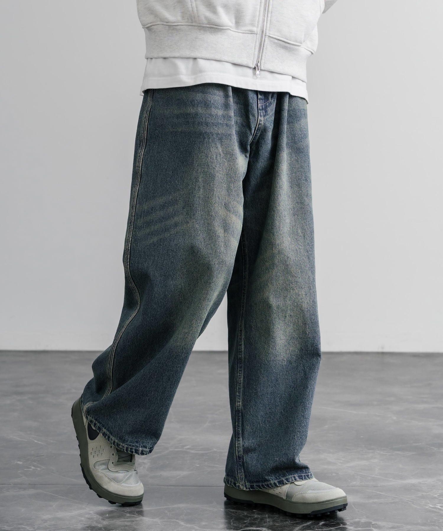 KRIFF MAYER クリフメイヤー ワイドストレートデニムパンツ/ジーパン 2535108 15615