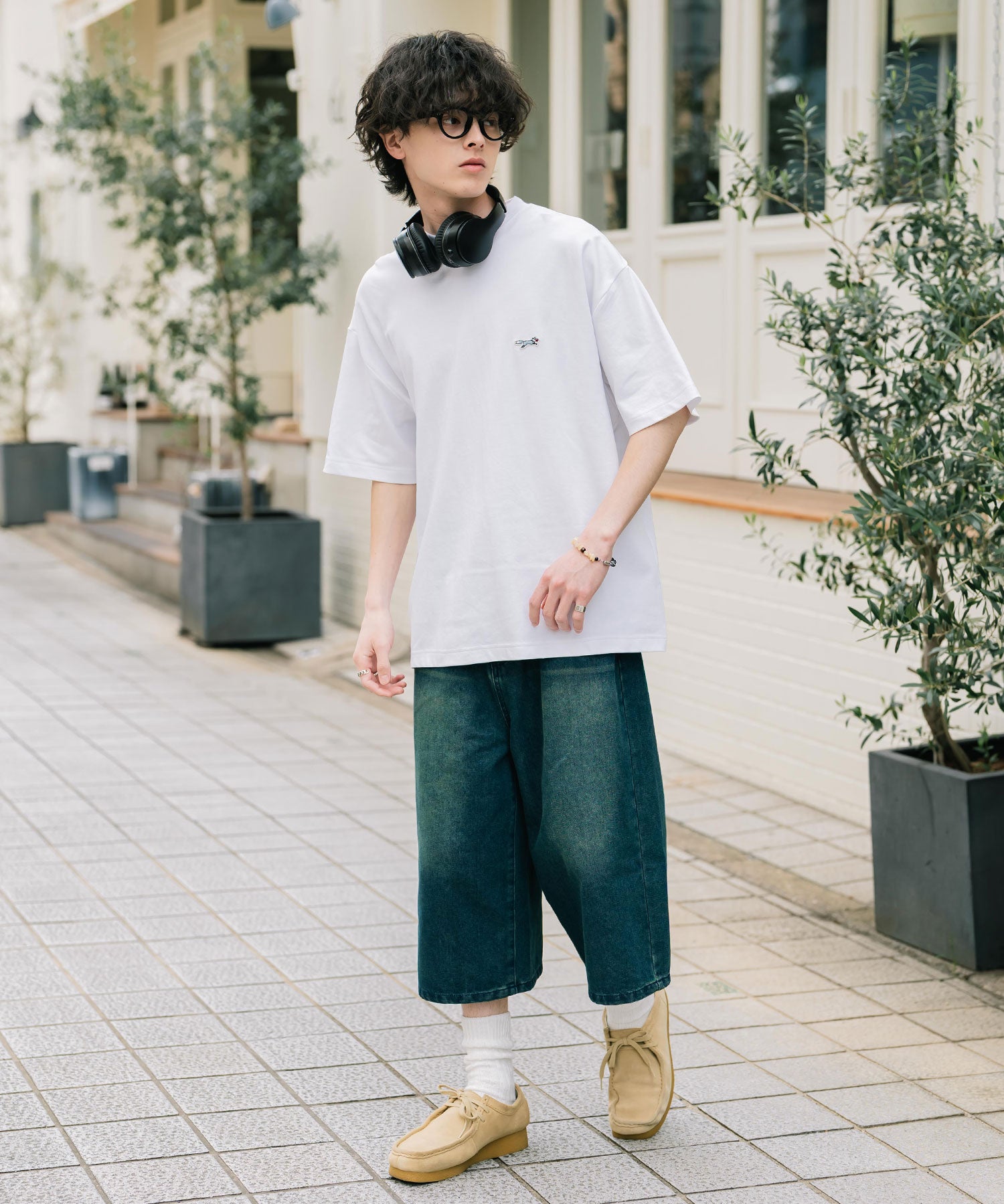 PENNEYS 別注コラボオーバーサイズFOXワッペン刺繍半袖Tシャツ 15618