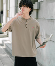 PENNEYS 別注コラボFOXワッペン鹿の子ヘンリーネック半袖Tシャツ 15620