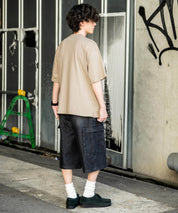 KANGOL 別注コラボ接触冷感ワンポイントロゴ刺繍半袖Tシャツ 15621