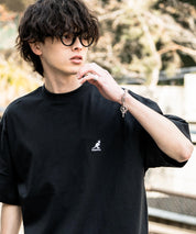KANGOL 別注コラボ接触冷感ワンポイントロゴ刺繍半袖Tシャツ 15621