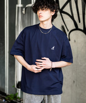KANGOL 別注コラボ接触冷感ワンポイントロゴ刺繍半袖Tシャツ 15621