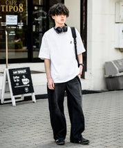 KANGOL 別注コラボ接触冷感ワンポイントロゴ刺繍半袖Tシャツ 15621