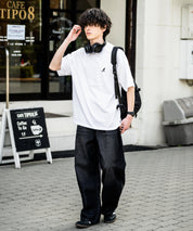 KANGOL 別注コラボ接触冷感ワンポイントロゴ刺繍半袖Tシャツ 15621