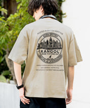 KANGOL カンゴール 別注コラボ 接触冷感オーバーサイズバックプリント半袖Tシャツ 15622