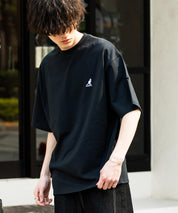 KANGOL カンゴール 別注コラボ 接触冷感オーバーサイズバックプリント半袖Tシャツ 15622