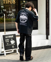 KANGOL カンゴール 別注コラボ 接触冷感オーバーサイズバックプリント半袖Tシャツ 15622