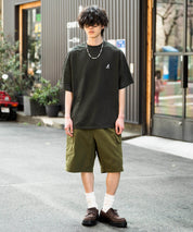 KANGOL カンゴール 別注コラボ 接触冷感オーバーサイズバックプリント半袖Tシャツ 15622
