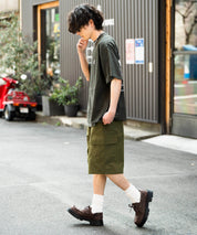 KANGOL カンゴール 別注コラボ 接触冷感オーバーサイズバックプリント半袖Tシャツ 15622