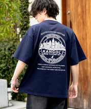 KANGOL カンゴール 別注コラボ 接触冷感オーバーサイズバックプリント半袖Tシャツ 15622