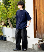 KANGOL カンゴール 別注コラボ 接触冷感オーバーサイズバックプリント半袖Tシャツ 15622