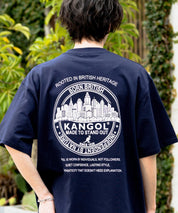 KANGOL カンゴール 別注コラボ 接触冷感オーバーサイズバックプリント半袖Tシャツ 15622