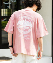 KANGOL カンゴール 別注コラボ 接触冷感オーバーサイズバックプリント半袖Tシャツ 15622