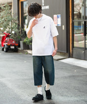 KANGOL カンゴール 別注コラボ 接触冷感オーバーサイズバックプリント半袖Tシャツ 15622