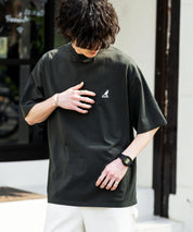 KANGOL カンゴール 別注コラボ 接触冷感オーバーサイズバックプリント半袖Tシャツ 15622
