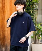 KANGOL カンゴール 別注コラボ 接触冷感オーバーサイズバックプリント半袖Tシャツ 15622
