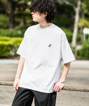 KANGOL カンゴール 別注コラボ 接触冷感オーバーサイズバックプリント半袖Tシャツ 15622