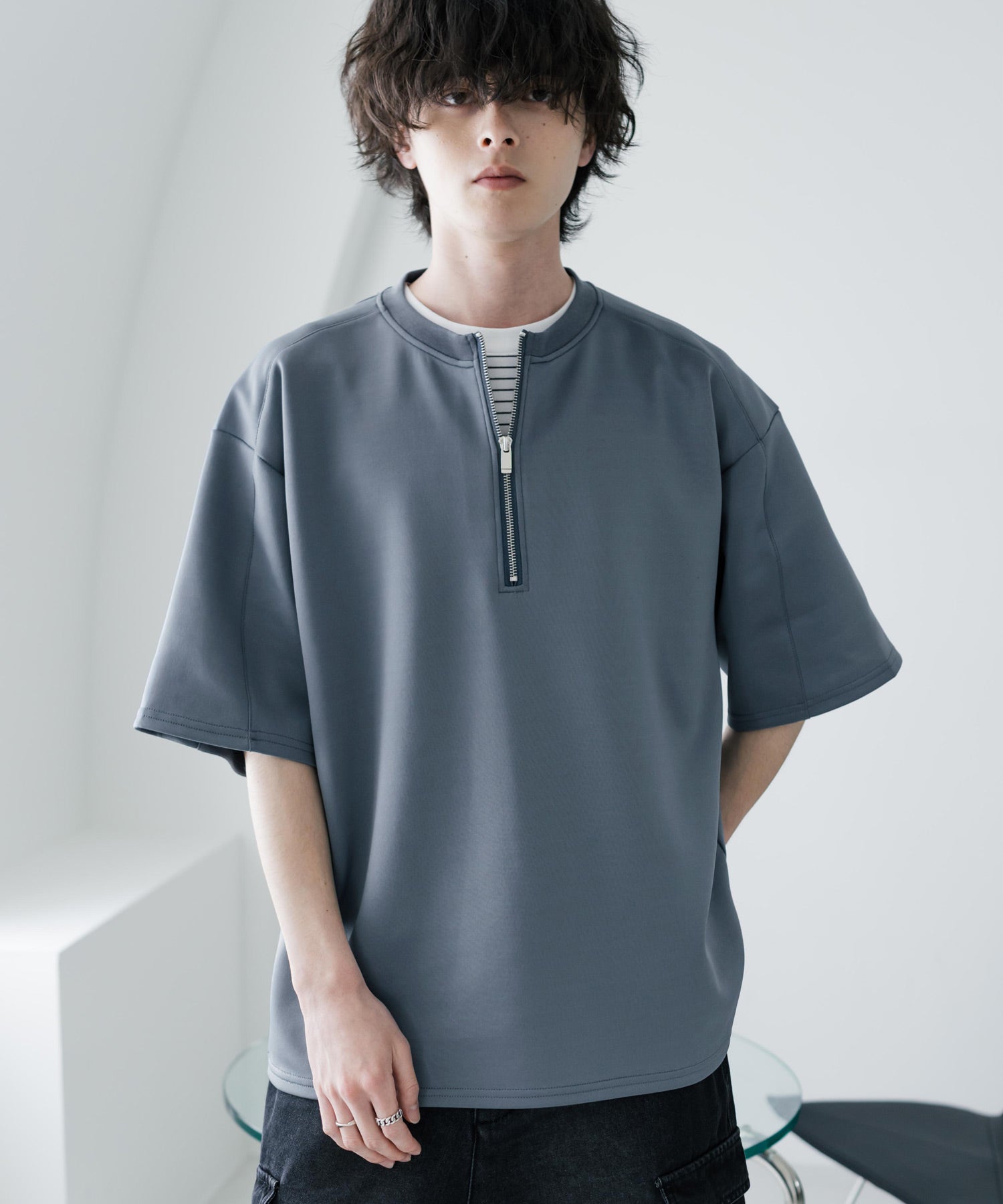 7186.【未使用タグ付き】 YONFA オーバー サイズ 半袖 シャツ Field Message】 84814 吸汗速乾半袖シャツ [春夏]通販ページ│自重堂
