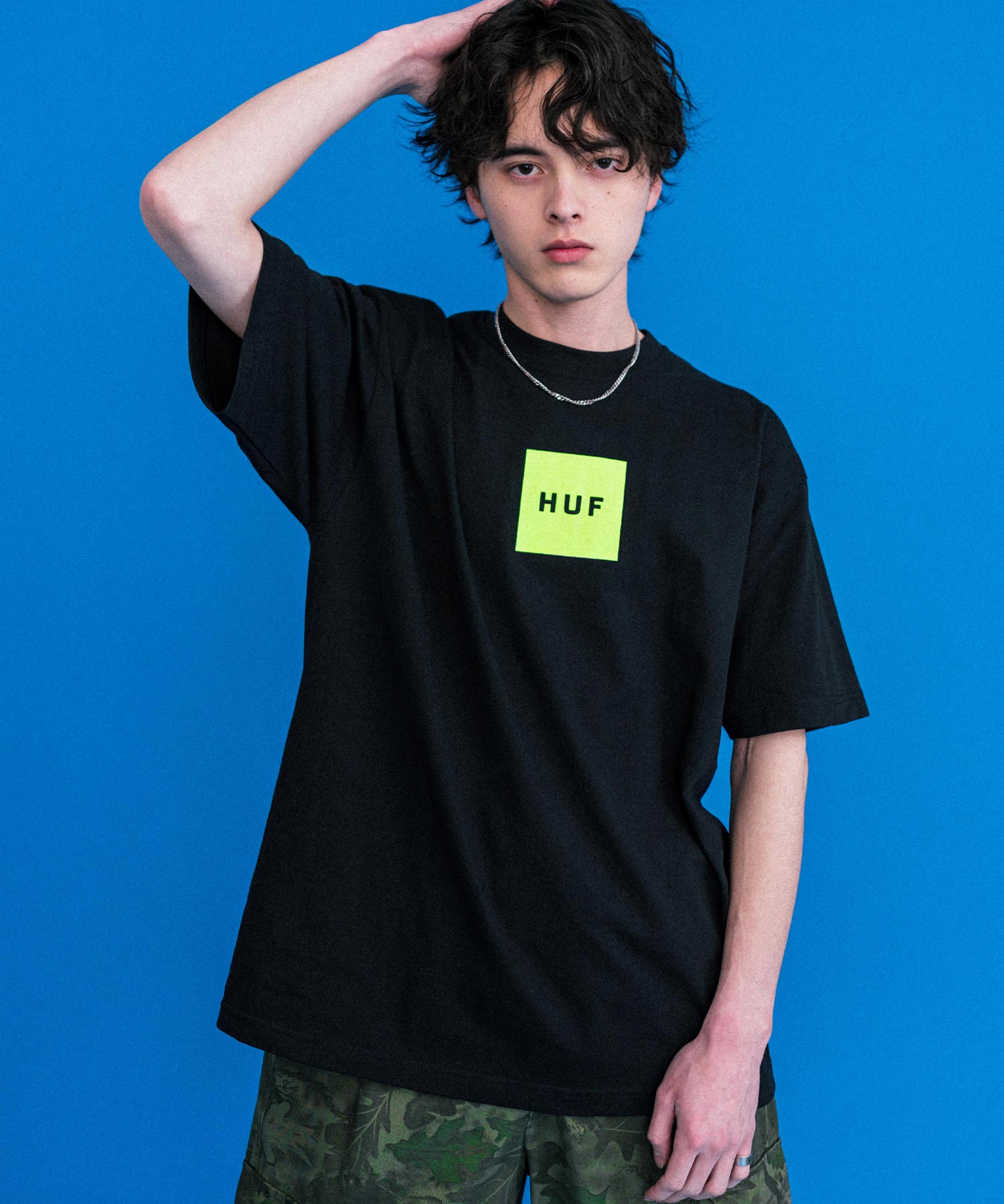 新色追加 HUF ハフ オーバーサイズアソートプリント半袖Tシャツ 15626