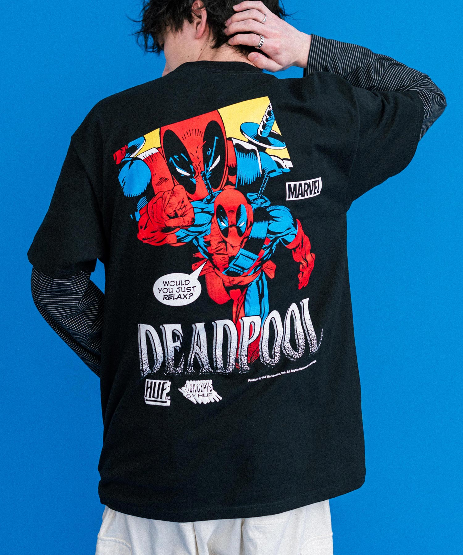 HUF ハフ オーバーサイズアソートプリント半袖Tシャツ 15626