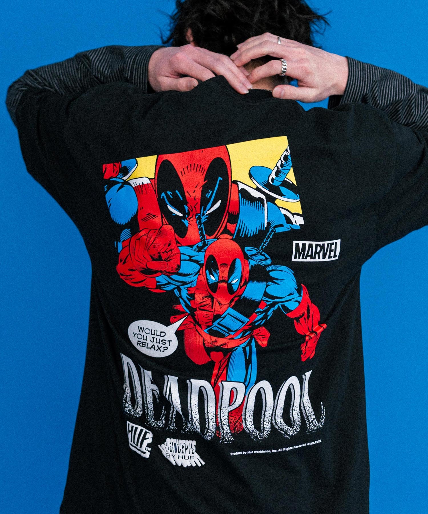 HUF ハフ オーバーサイズアソートプリント半袖Tシャツ 15626