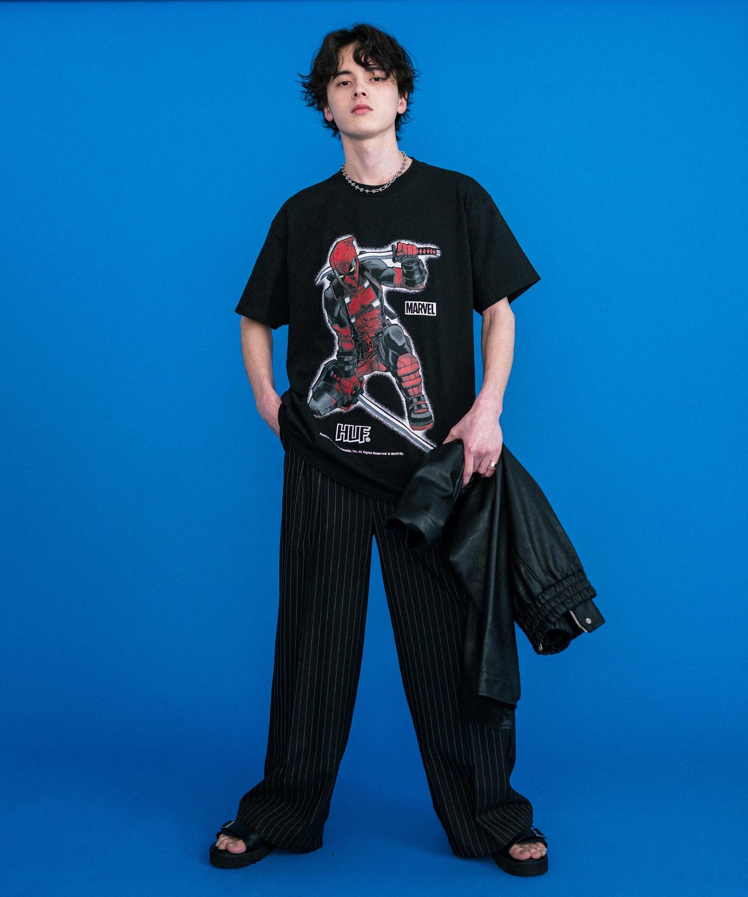 HUF ハフ オーバーサイズアソートプリント半袖Tシャツ 15626