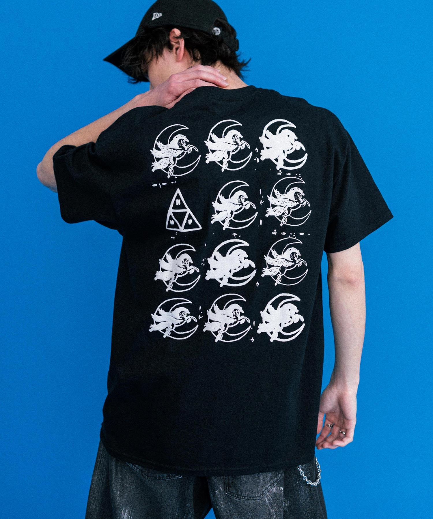 HUF ハフ オーバーサイズアソートプリント半袖Tシャツ 15626