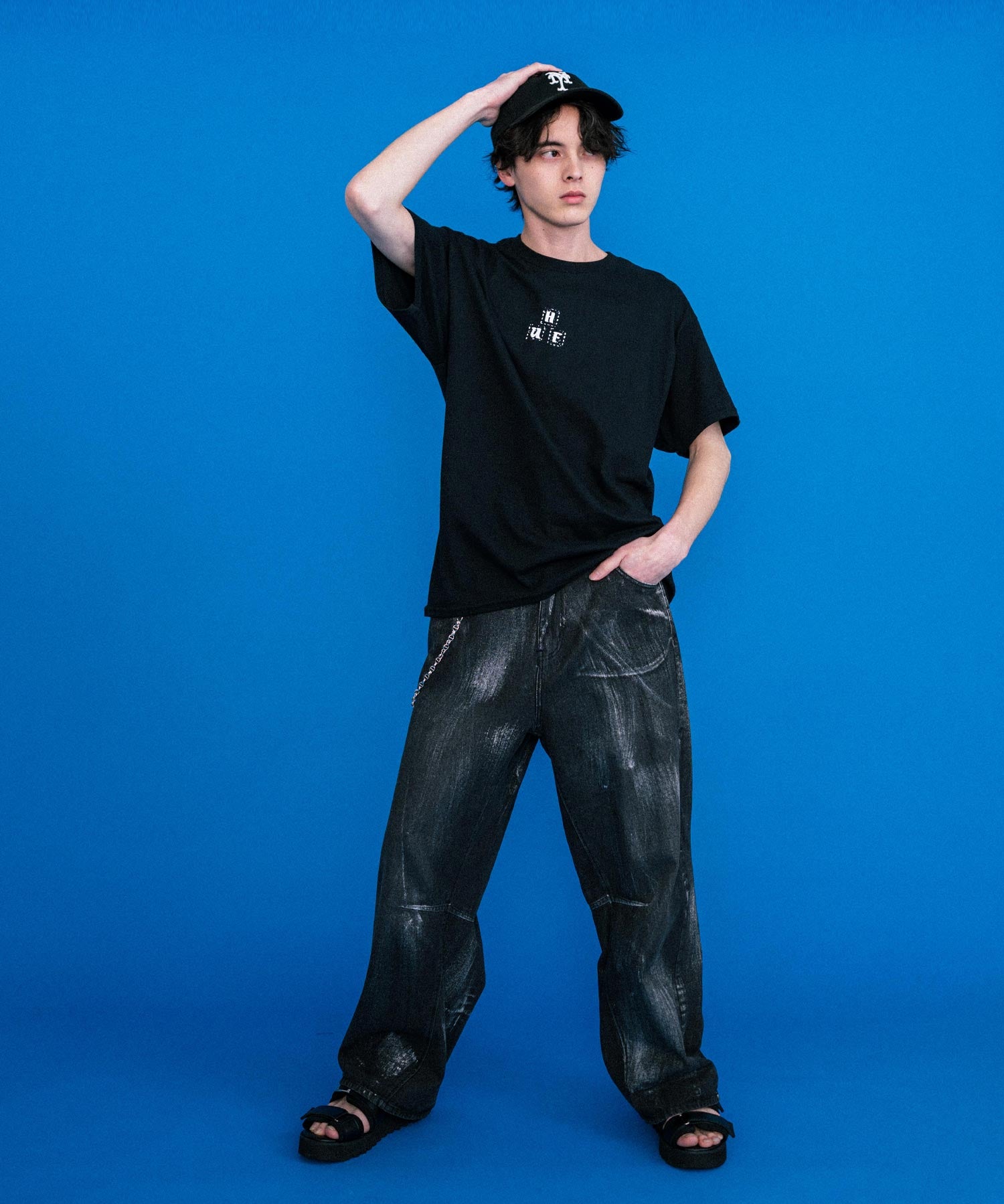 HUF ハフ オーバーサイズアソートプリント半袖Tシャツ 15626