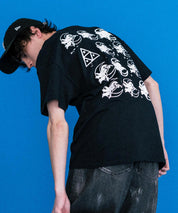 HUF ハフ オーバーサイズアソートプリント半袖Tシャツ 15626