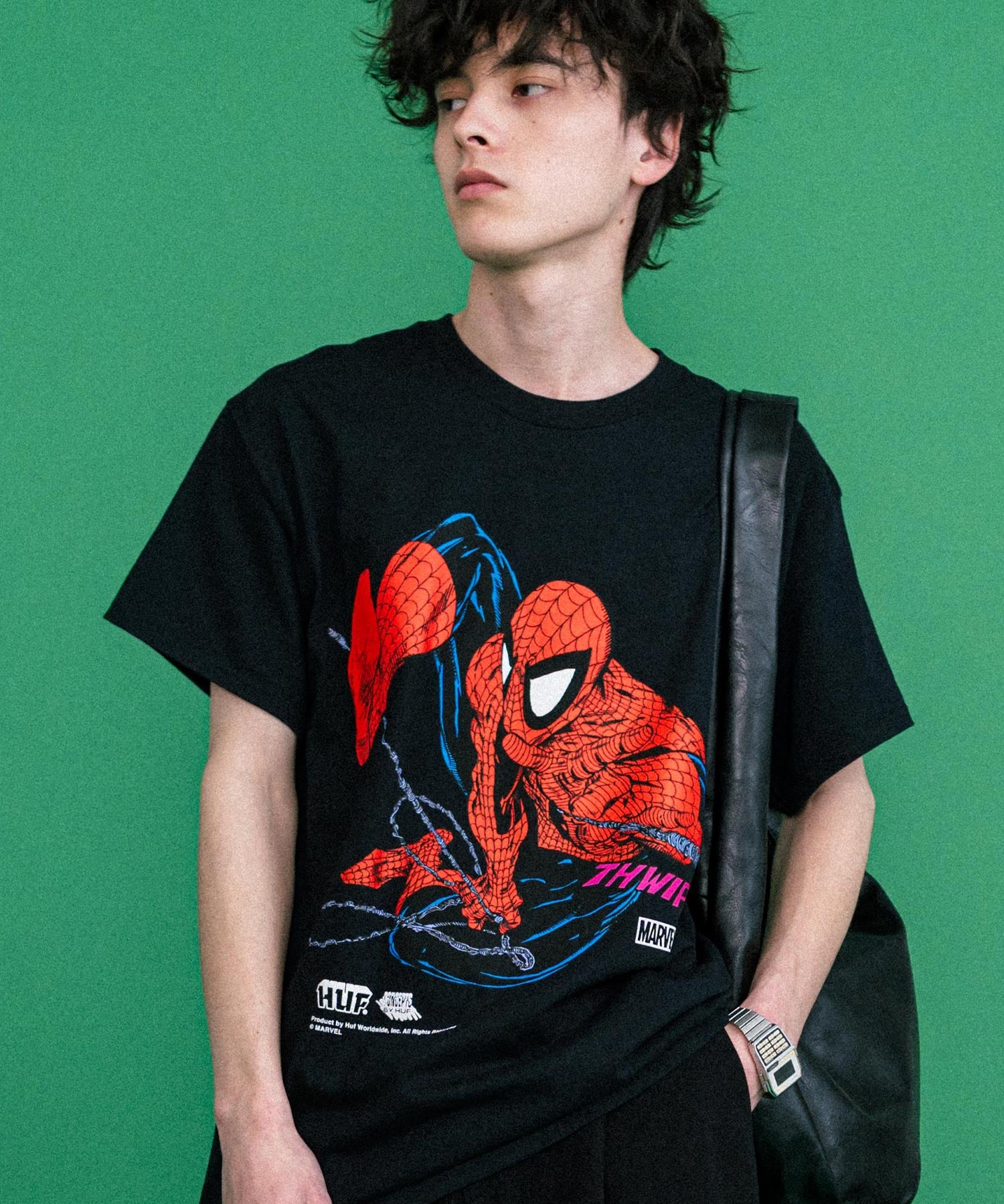 HUF ハフ オーバーサイズアソートプリント半袖Tシャツ 15626