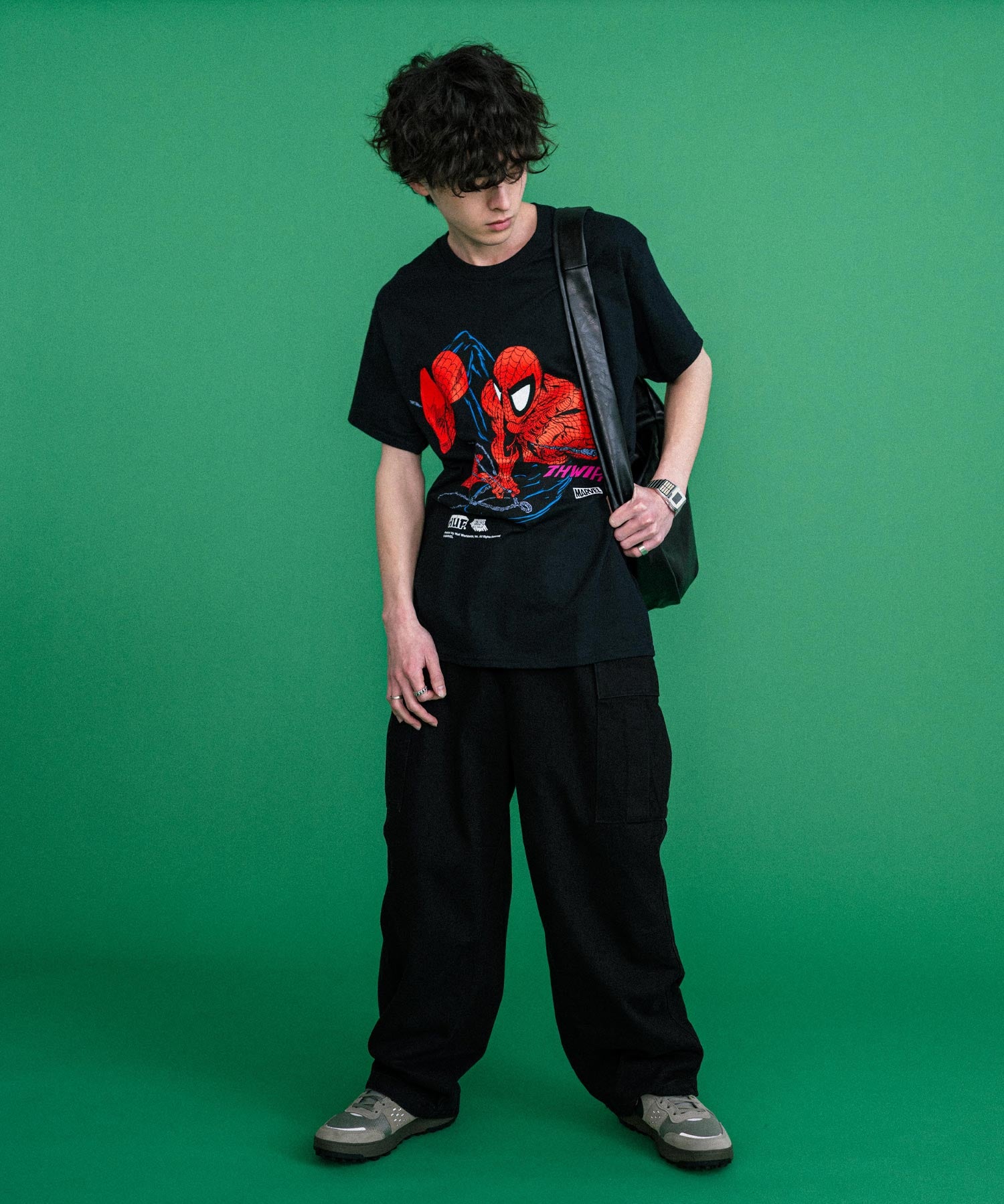 HUF ハフ オーバーサイズアソートプリント半袖Tシャツ 15626