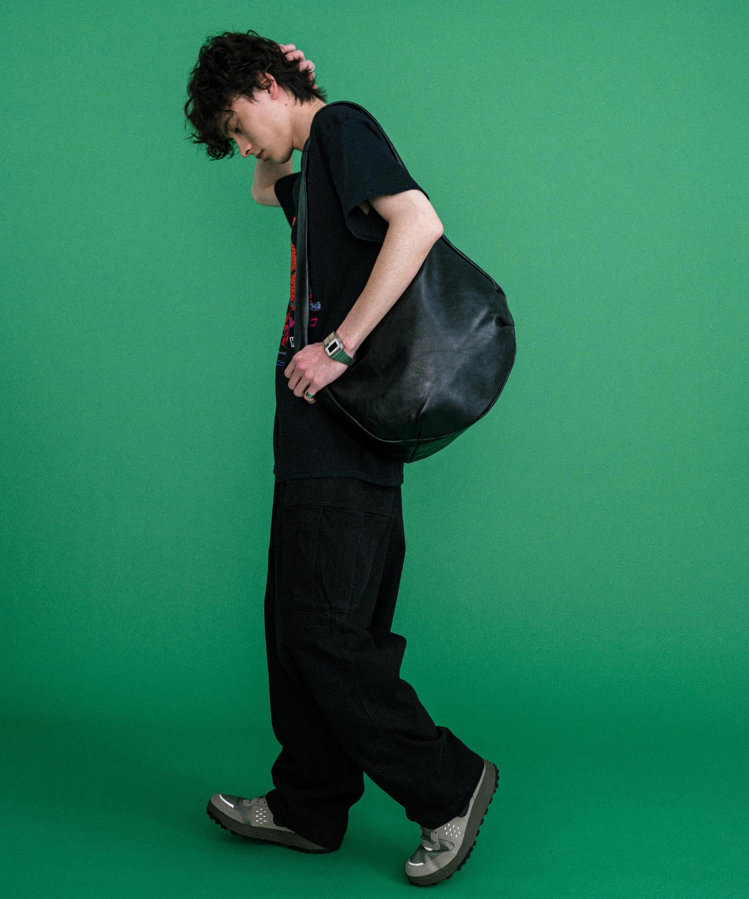 HUF ハフ オーバーサイズアソートプリント半袖Tシャツ 15626