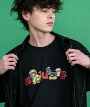 HUF ハフ オーバーサイズアソートプリント半袖Tシャツ 15626