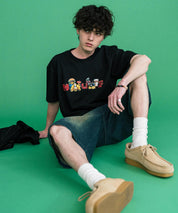 HUF ハフ オーバーサイズアソートプリント半袖Tシャツ 15626