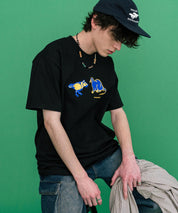 HUF ハフ オーバーサイズアソートプリント半袖Tシャツ 15626