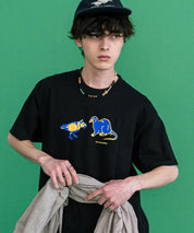 HUF ハフ オーバーサイズアソートプリント半袖Tシャツ 15626