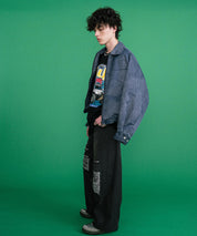 HUF ハフ オーバーサイズアソートプリント半袖Tシャツ 15626