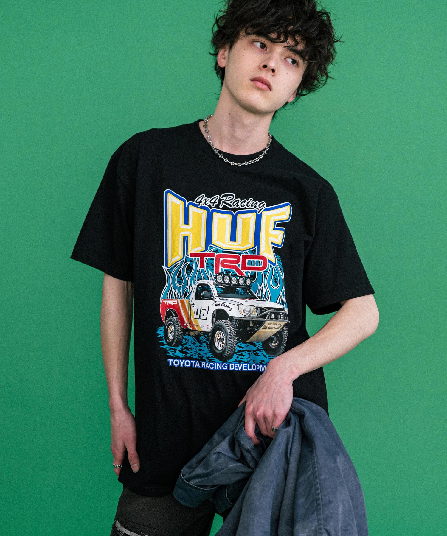 HUF ハフ オーバーサイズアソートプリント半袖Tシャツ 15626