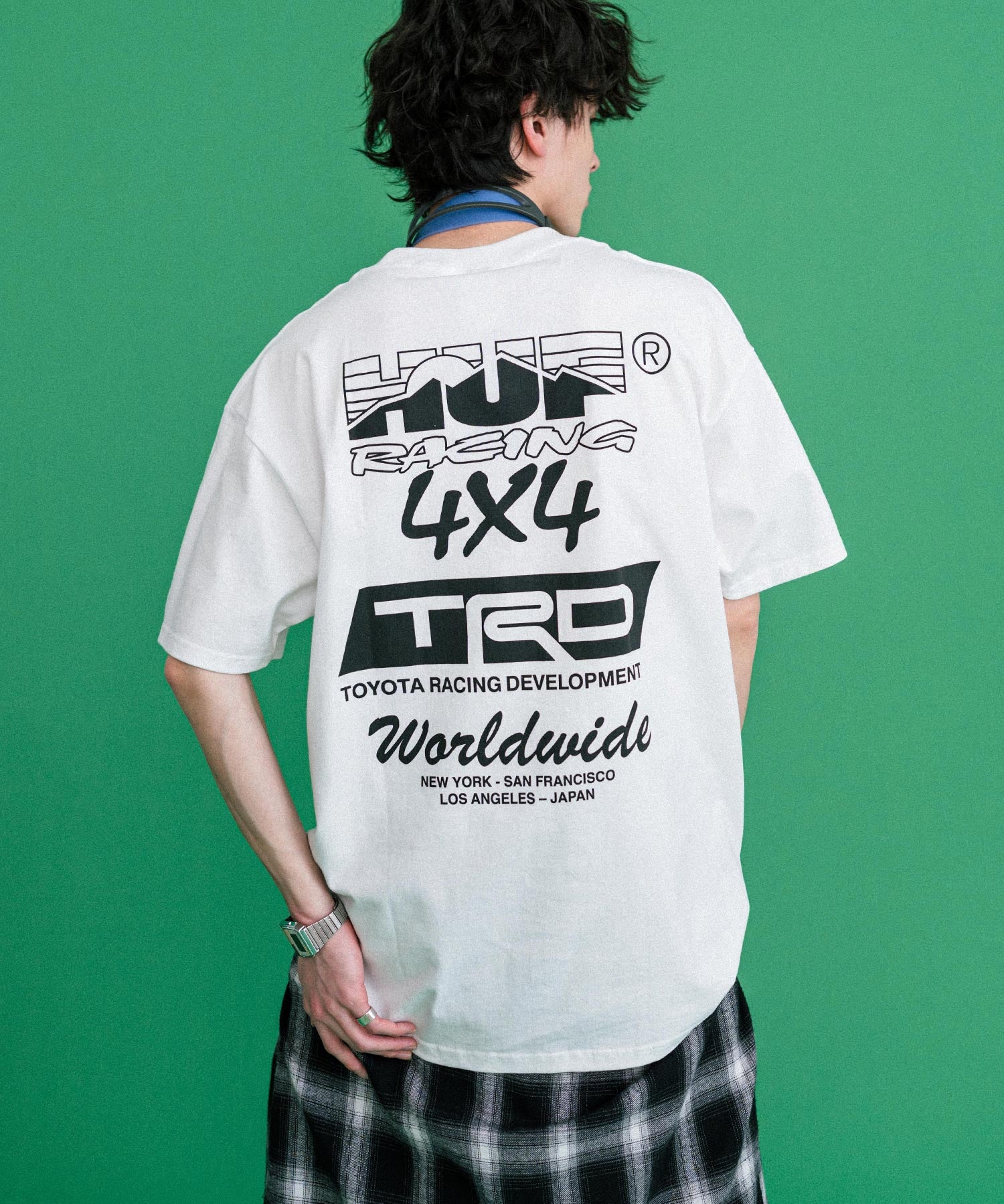 HUF ハフ オーバーサイズアソートプリント半袖Tシャツ 15626