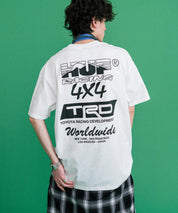 HUF ハフ オーバーサイズアソートプリント半袖Tシャツ 15626