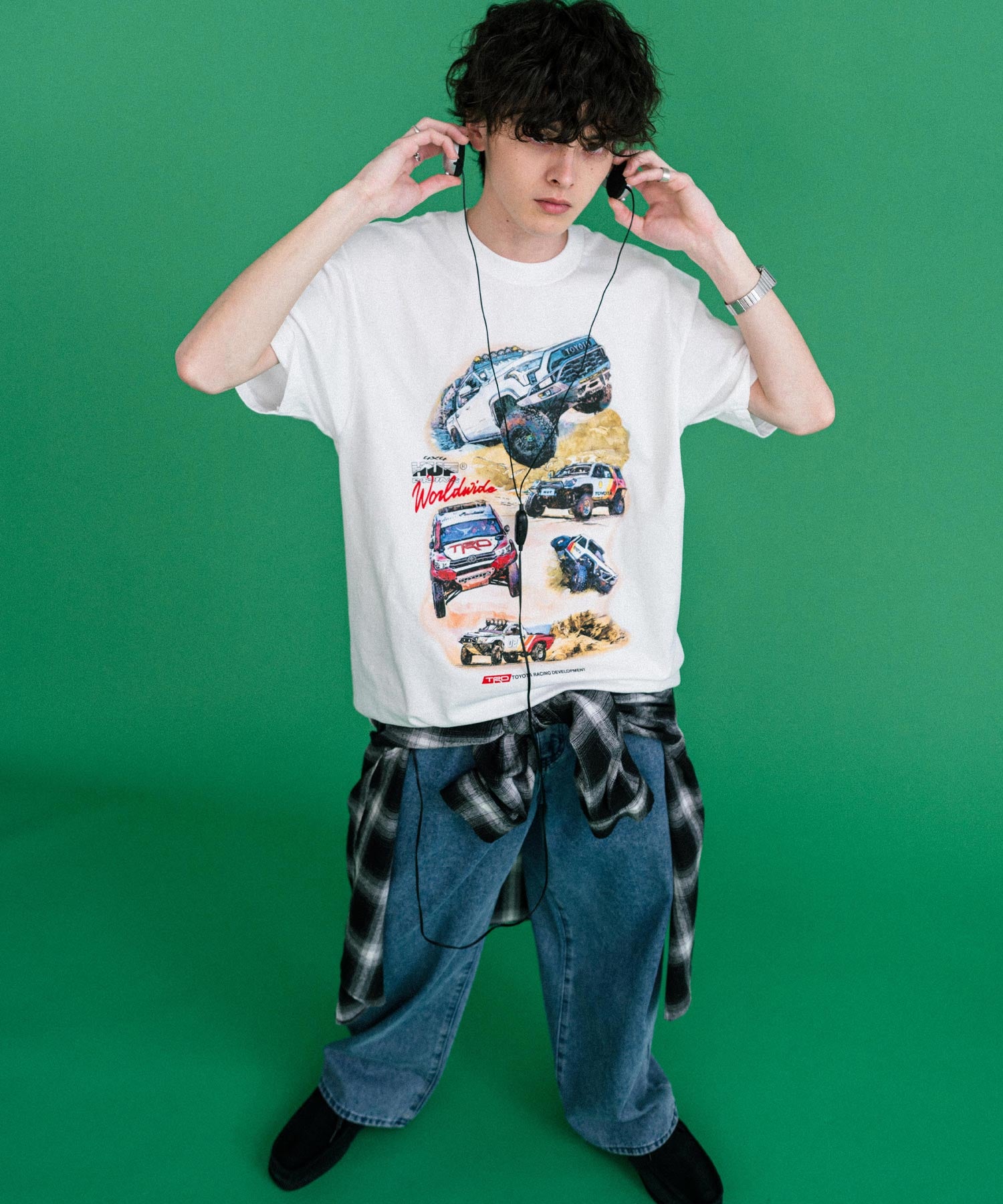 HUF ハフ オーバーサイズアソートプリント半袖Tシャツ 15626