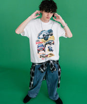 HUF ハフ オーバーサイズアソートプリント半袖Tシャツ 15626