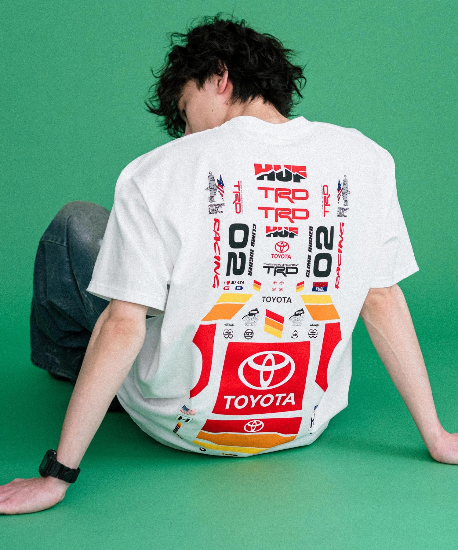 HUF ハフ オーバーサイズアソートプリント半袖Tシャツ 15626